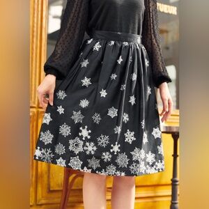 ModCloth Falling For Winter A-Line Skirt